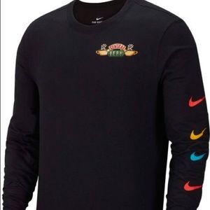 Nike Kyrie Friends Central Perk Black Long Sleeve Top Shirt CD0937-010 Men's XL